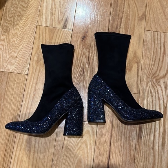 New Shelley’s of London Ely Glitter stretch boots 6.5 - Picture 4 of 15